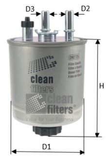 CLEAN FILTERS kuro filtras DN2725